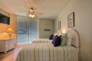 2 bedrooms, WiFi, bed sheets - Sandpiper Condominiums 102, Panoramic Gulf Views w/ direct access to Mustang Island/Port A beaches. (Port Aransas)