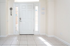 Interior entrance