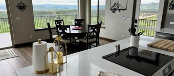 Bull Mountain Lodge ~ Stunning views of valley, lakes and meadow, brand new home
