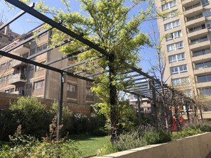 Dobbelt- eller tomannsrom – city | Hageutsikt