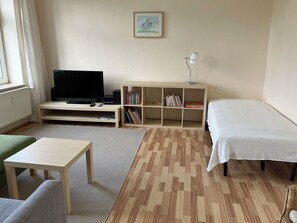 1 Schlafzimmer, Bügeleisen/Bügelbrett, kostenloses WLAN, Bettwäsche