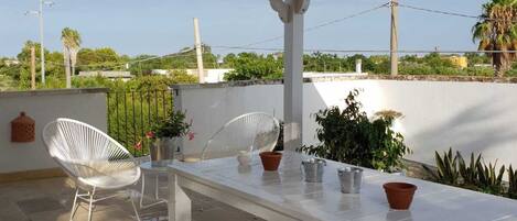 Suíte família, terraço | Terraço/pátio
