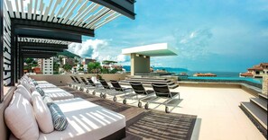 Terrace/patio - SKYLOFT  at the exclusive Loft 268, Zona Romántica, Old town, Puerto Vallarta (Emiliano Zapata)