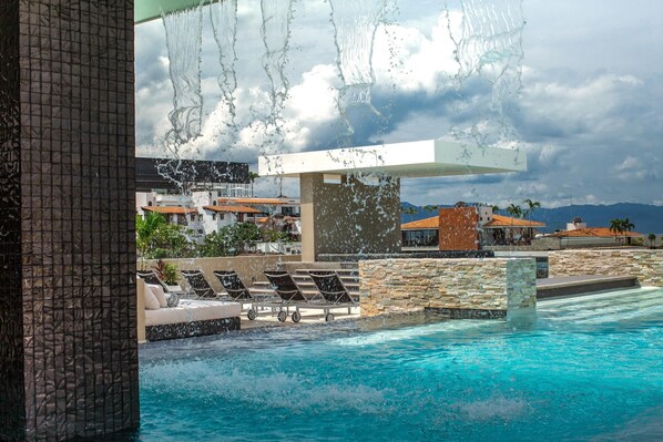 Alberca al aire libre 