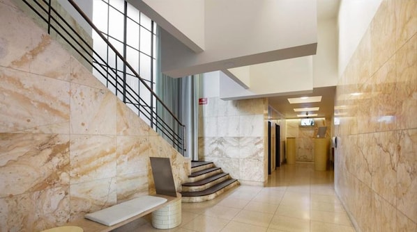 Interior entrance
