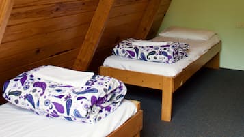Dormitorio compartido, baño compartido (4 Bed Dorm) | 1 habitación, tabla de planchar con plancha y ropa de cama