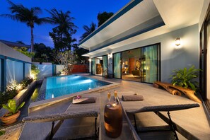 3-Bedroom Villa with Pool Villa | Terrasse/Patio