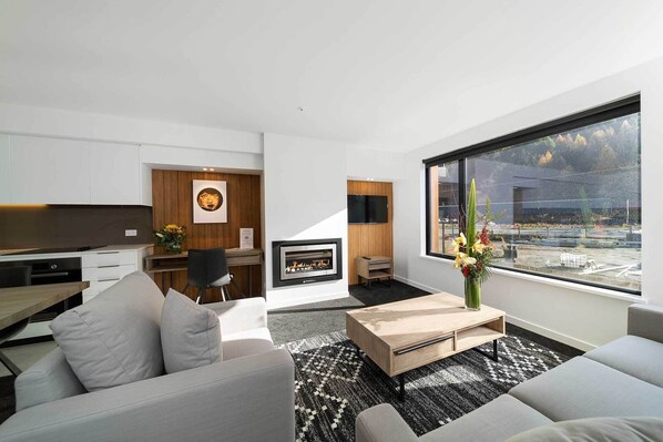 Apartment, 2 Bedrooms | Living area - La Residence du Parc 9 (Arthur's Point)