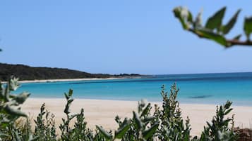 Beach nearby, white sand