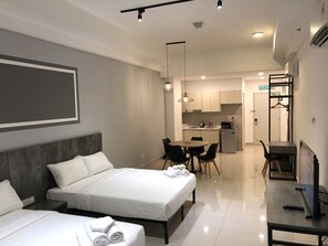 Premium Room | In-room safe, desk, laptop workspace, iron/ironing board - Vivo Suites by Subhome (Kuala Lumpur)