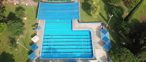 Seasonal outdoor pool