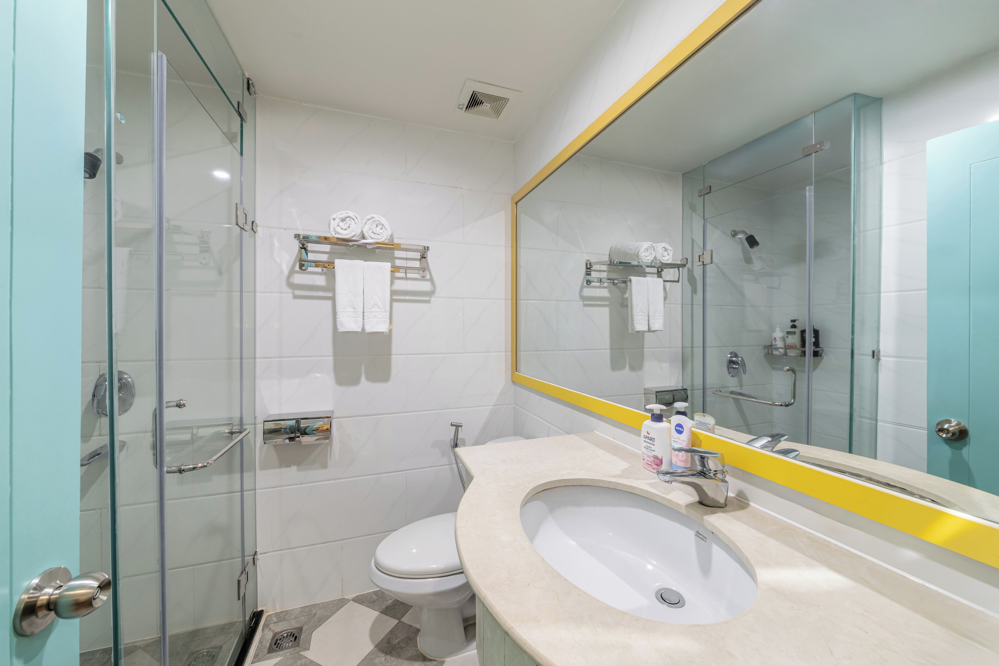 grand superior - rooftop pool | bathroom | free toiletries, hair dryer, bathrobes, slippers