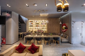 Lobby sitting area