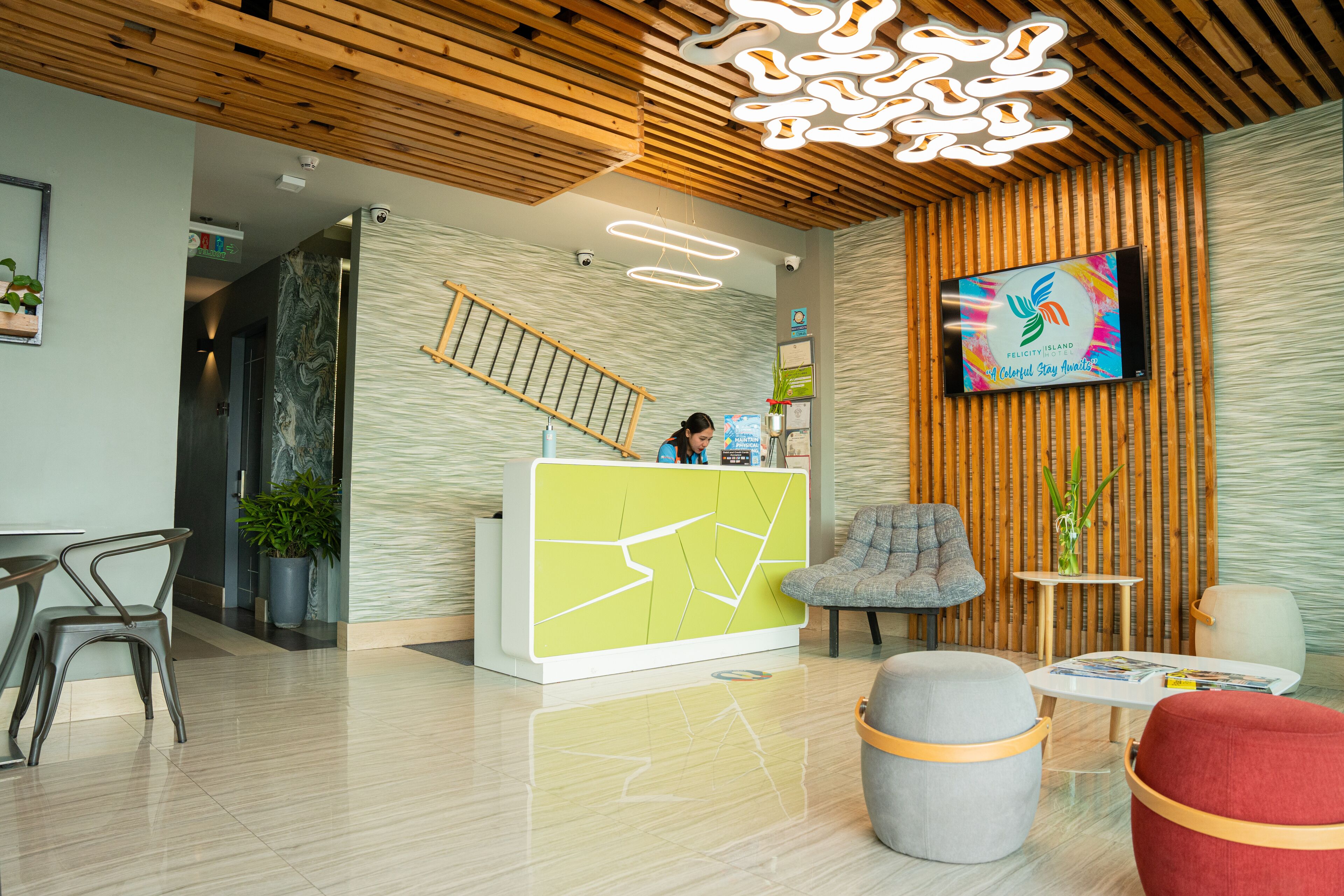 check-in/check-out kiosk