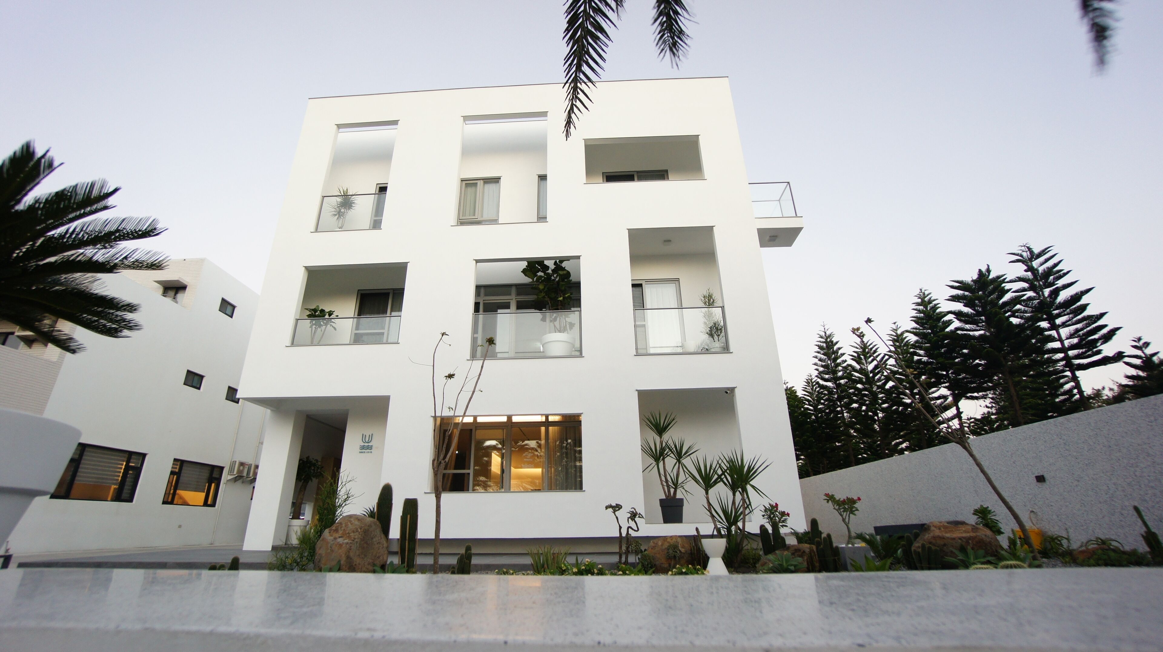 Mặt tiền nơi lưu trú