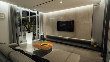 Sitteområde i lobbyen