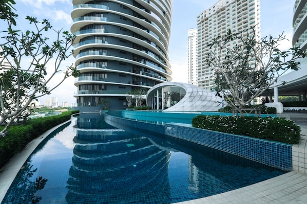 Alberca al aire libre 