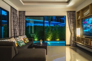 Living room - The White Pool Villa Kamala Beach Phuket (Kamala)