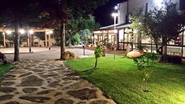 Front of property - evening/night