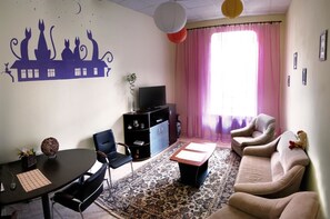 Sala de estar en el lobby