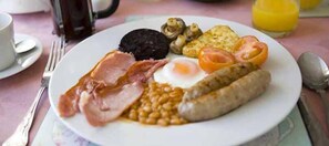 Free daily full breakfast 