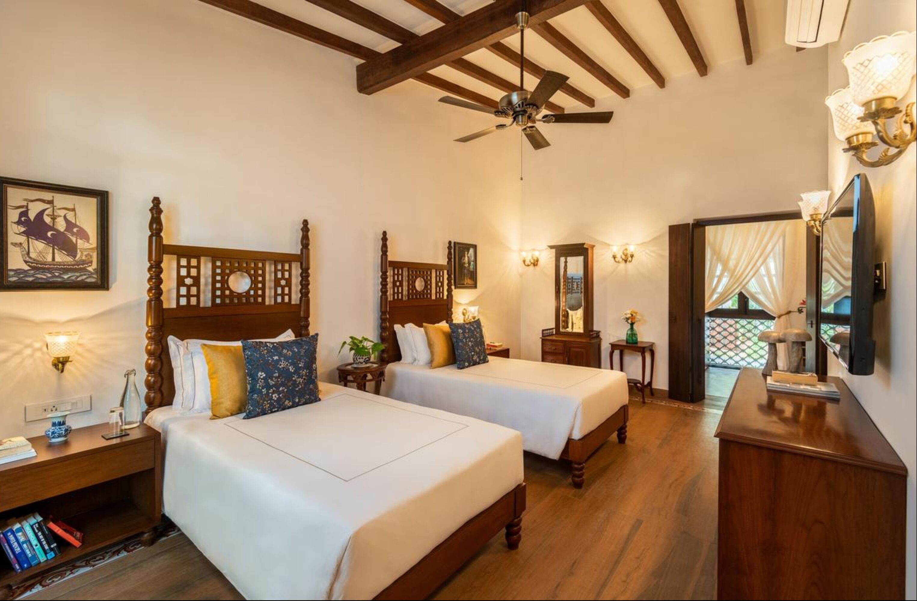 Villa Deluxe - 4 sovrum | Sängtillbehör av högsta kvalitet och bäddmadrasser