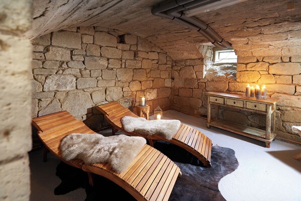 Sauna - Ferienhaus Lemon Tree (Rieden)