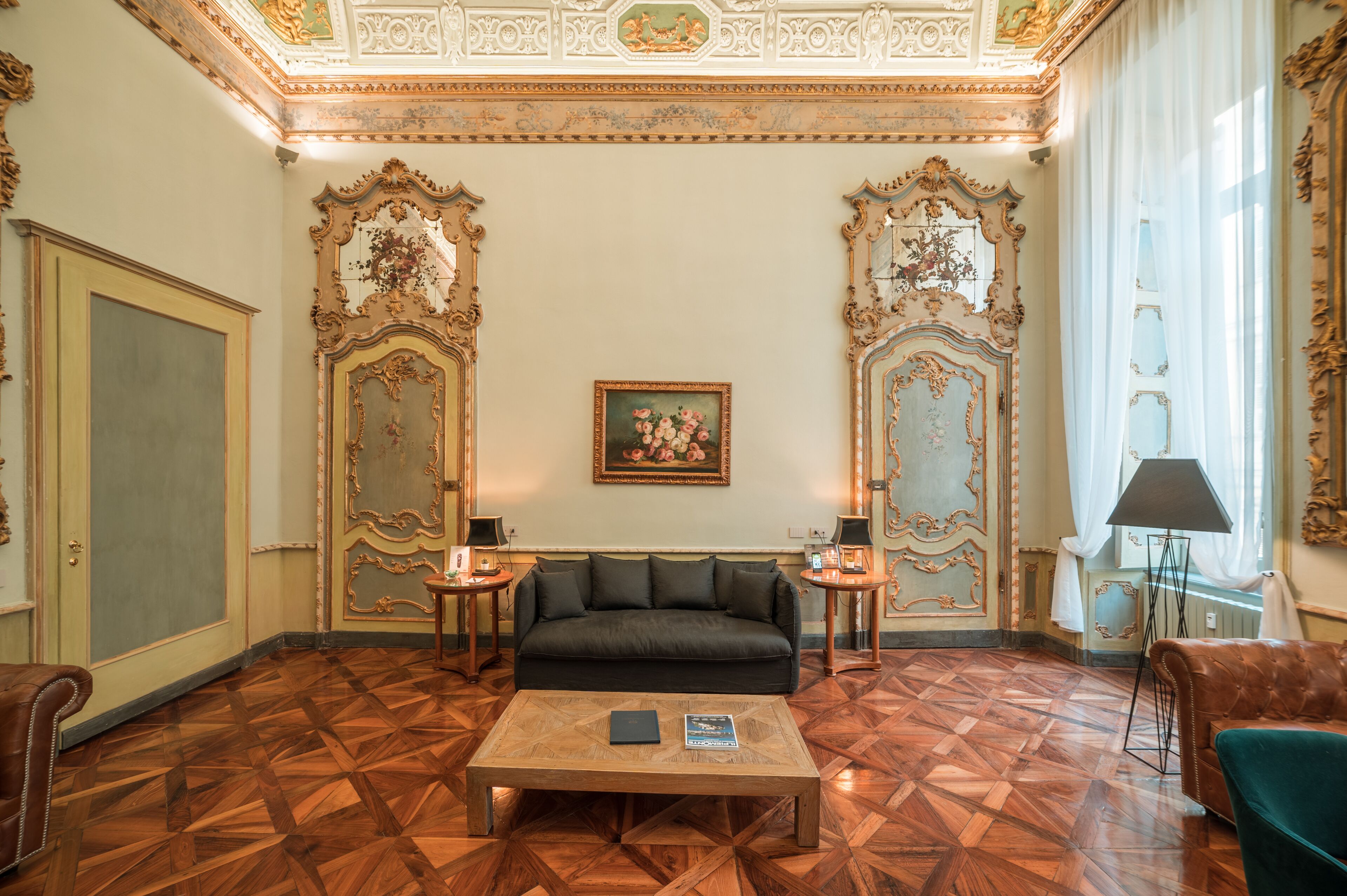 royal suite | living area | 48-inch smart tv with satellite channels, tv, ipod dock