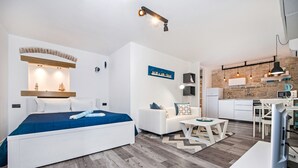 City Apartment | Living area | Flat-screen TV - Room Marinata (Rovinj)