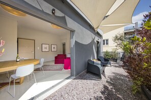 Business Apartment, 1 Bedroom, Balcony, City View (2nd floor, stair access only) | Balcony - Elegant and Airy Apartment One Stop from City Center by VillaRentalsgr (Athens)