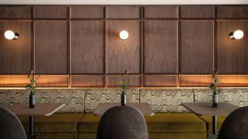 Bar auf der Dachterrasse