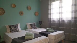 4 bedrooms, in-room safe, iron/ironing board, free WiFi