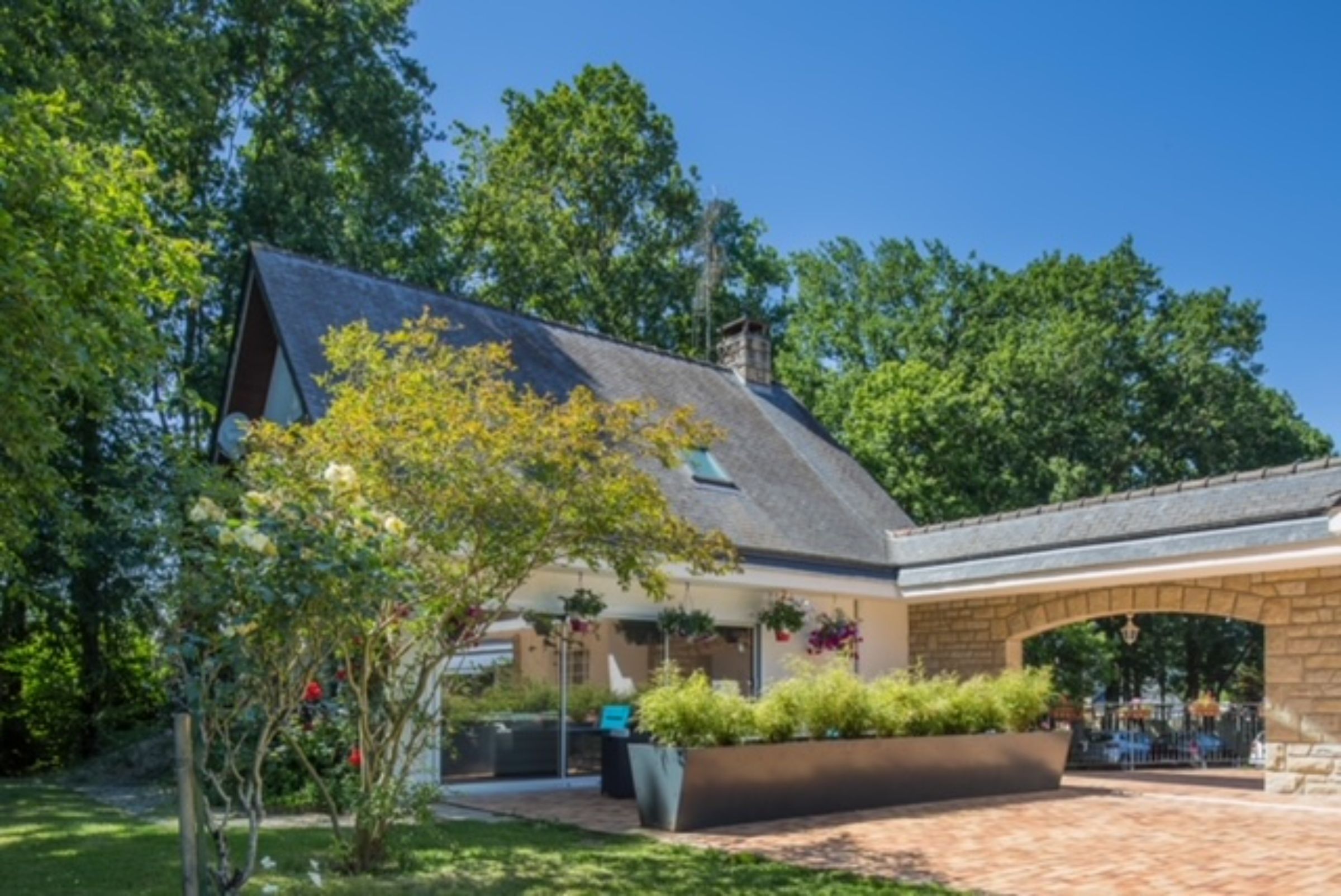 Habitación doble, baño privado (Saphir) | Jardín