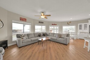 Smart TV, video games, DVD player, stereo