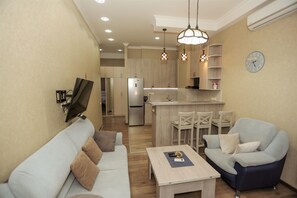 Apartment, 1 Bedroom | Living area | Flat-screen TV - Apartment near Art Cafe Home (Tbilisi)