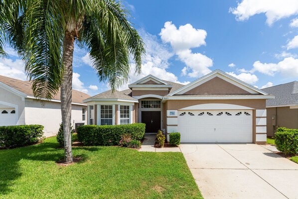 Majoituspaikan julkisivu