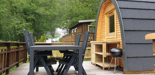 Cabin, Shared Bathroom | Balcony - Vinje Camping (Stranda)