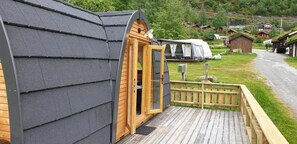 Cabin, Shared Bathroom | Balcony - Vinje Camping (Stranda)