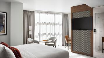 Premium bedding, down duvets, pillow-top beds, minibar