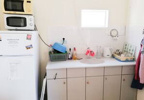 Refrigerador, microondas