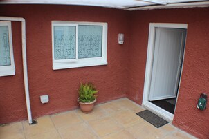 A szálláshely homlokzata