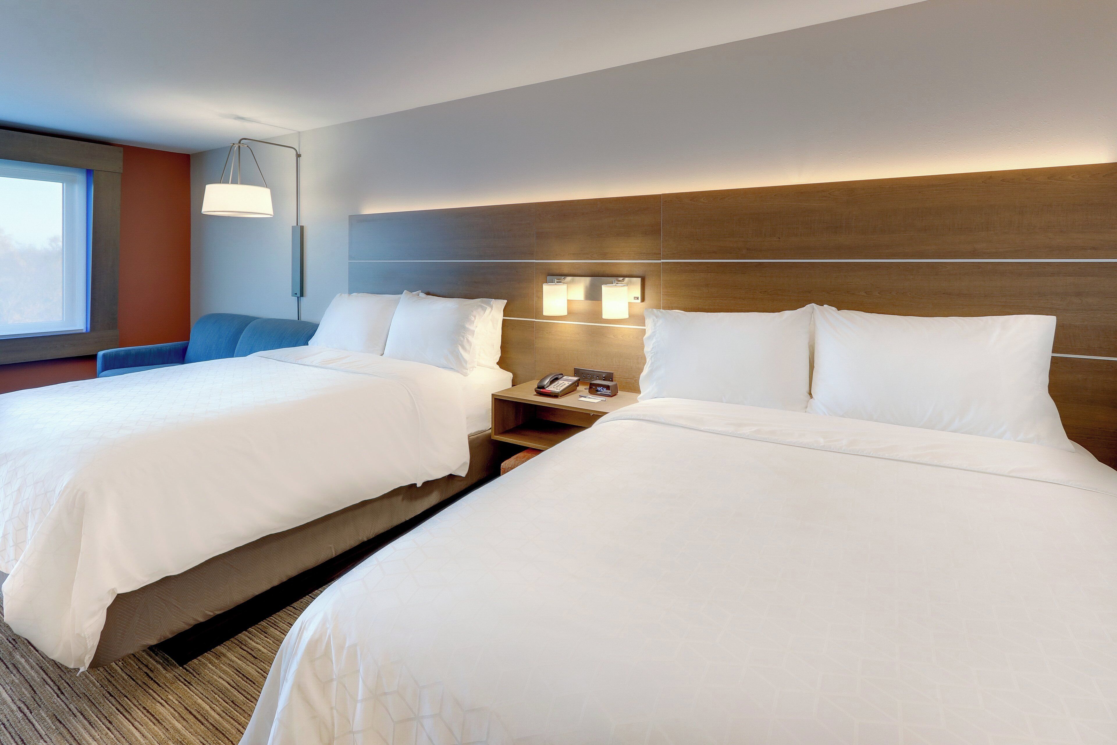 Pillow-top beds, in-room safe, desk, laptop workspace