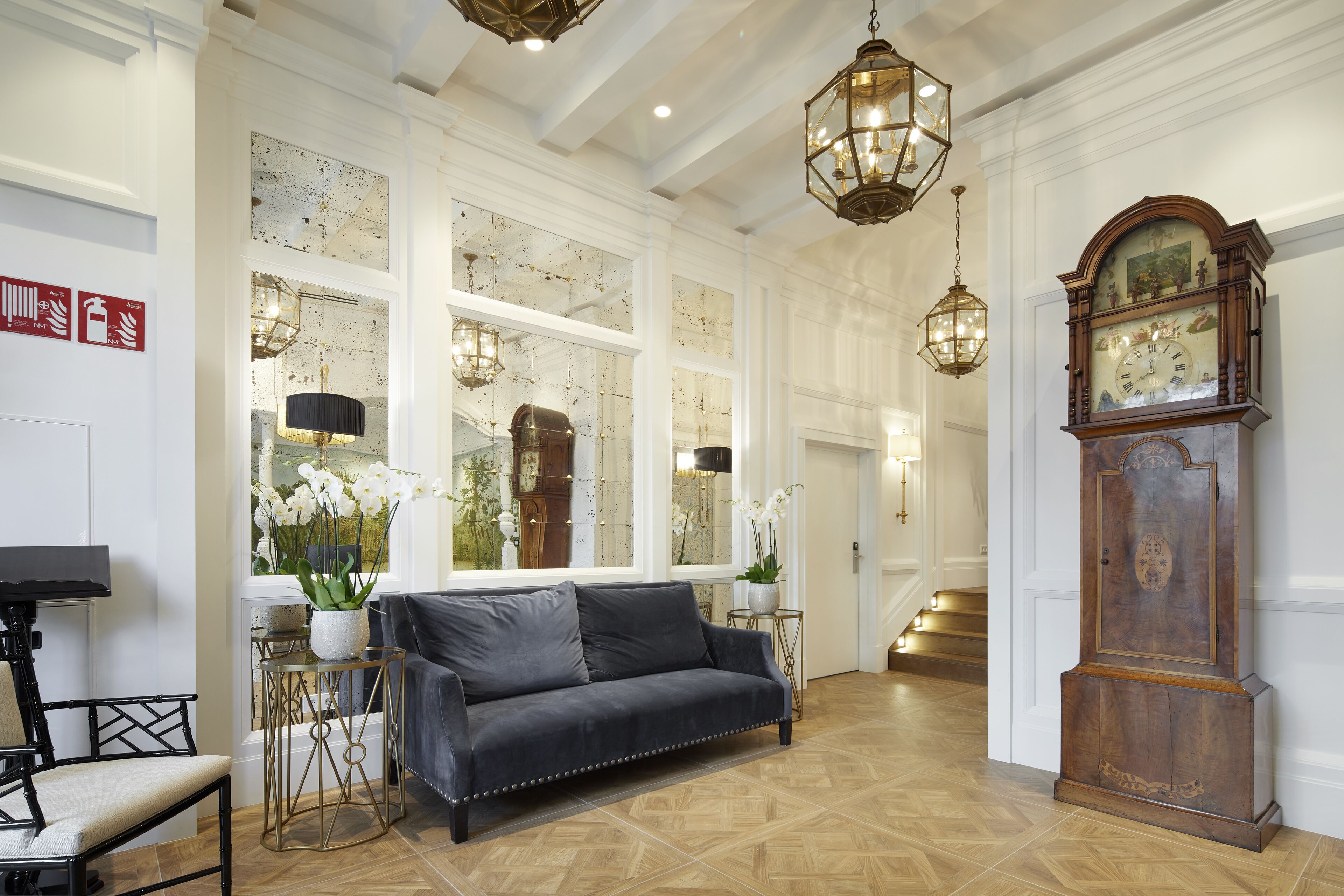 Interior entrance