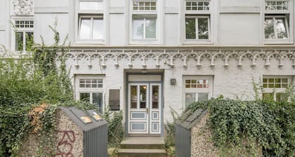 Altbauwohnung bis 4 Personen "SCHUTE" in Eppendorf - 4. Stock