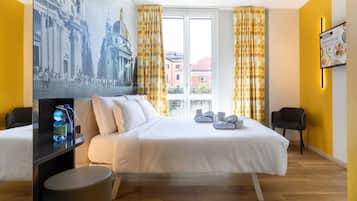 Superior Double Room, Non Smoking | In-room safe, desk, laptop workspace, blackout drapes