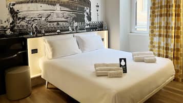 Superior Double Room, Non Smoking | In-room safe, desk, laptop workspace, blackout drapes