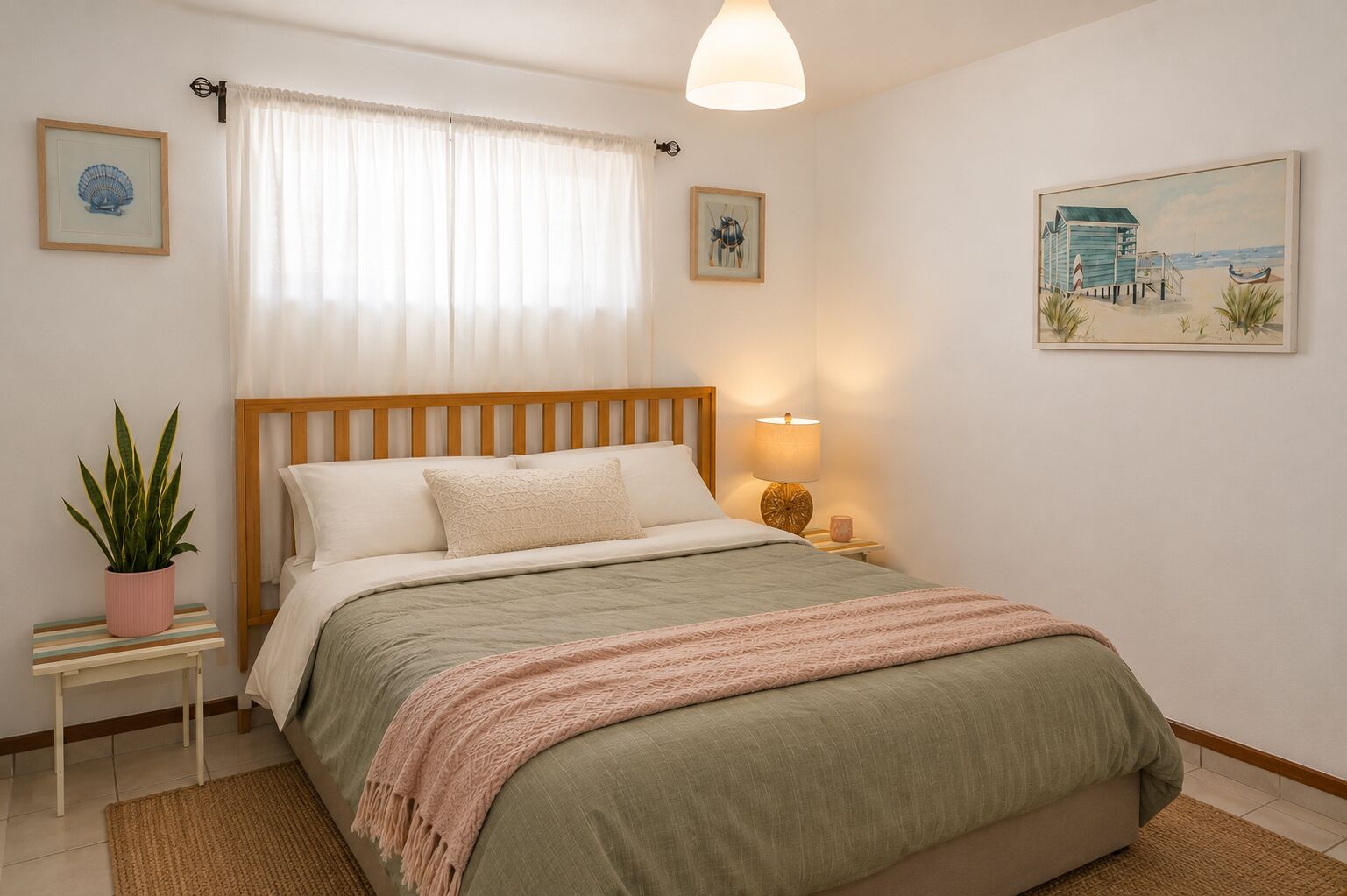 1 chambre, fer et planche à repasser, Wi-Fi gratuit, draps fournis