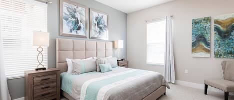 5 عدّة غرف نوم ومكواة/لوح كي وواي فاي وملاءات أسرّة