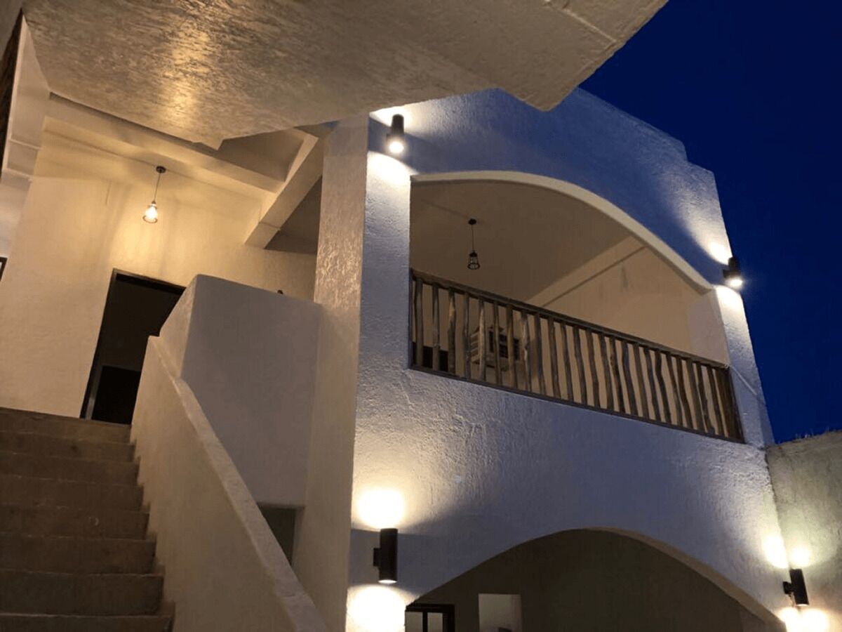 Front of property - evening/night