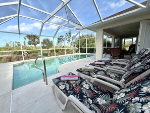 Una piscina climatizada